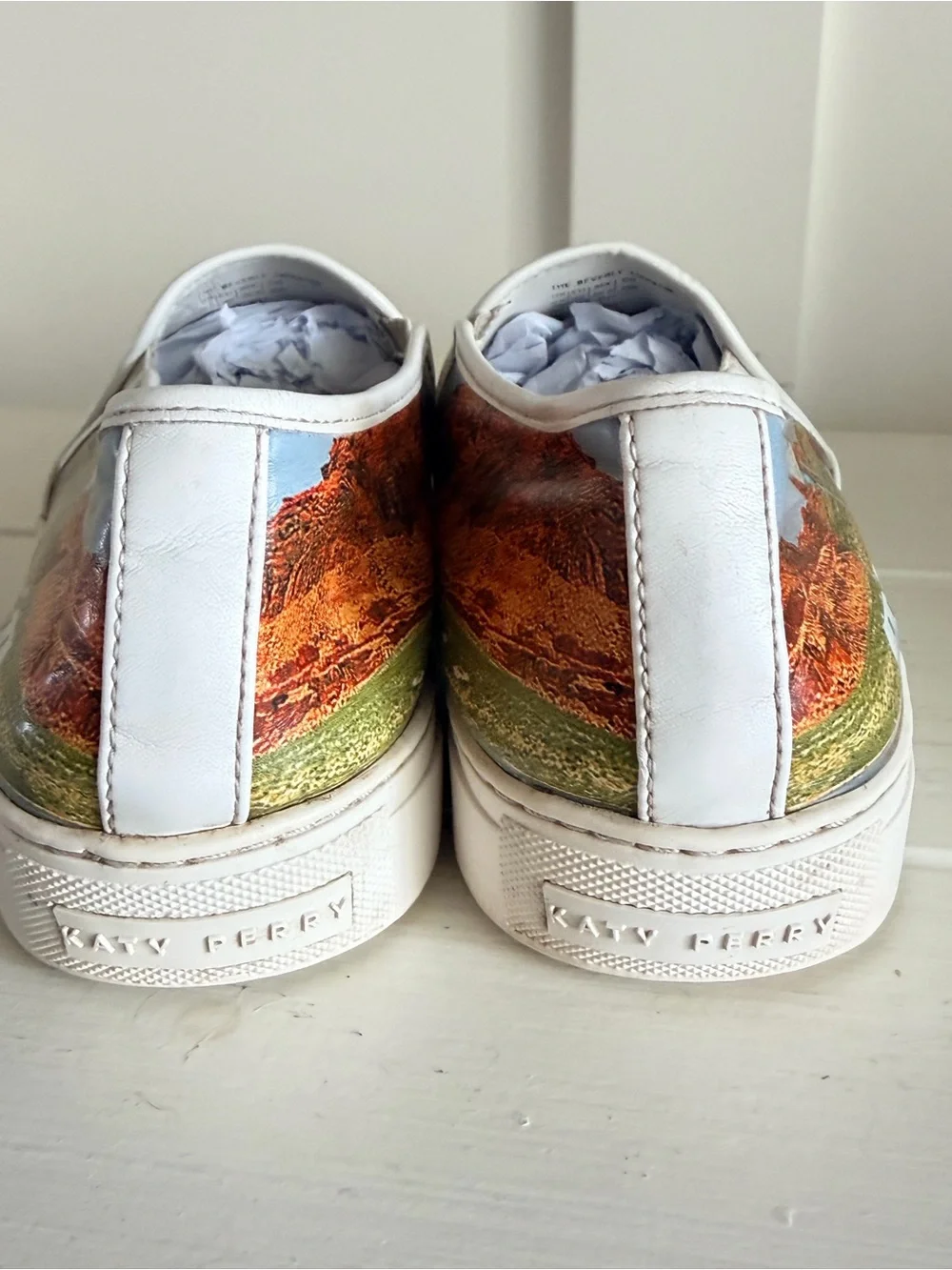 Katy Perry Collections The Beverly Cactus Desert Slip On Sneaker 9.5 Rare